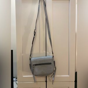 Light blue long strap bag